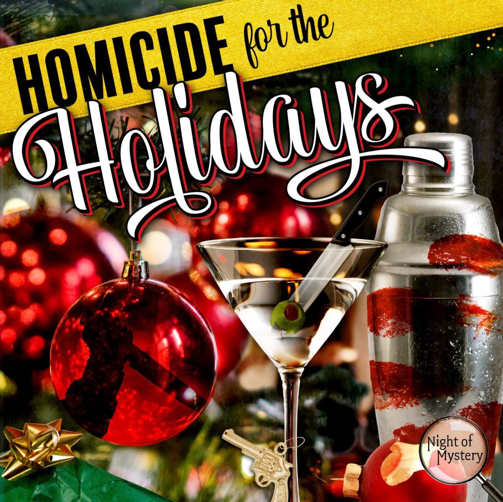 holiday murder mystery party kit
