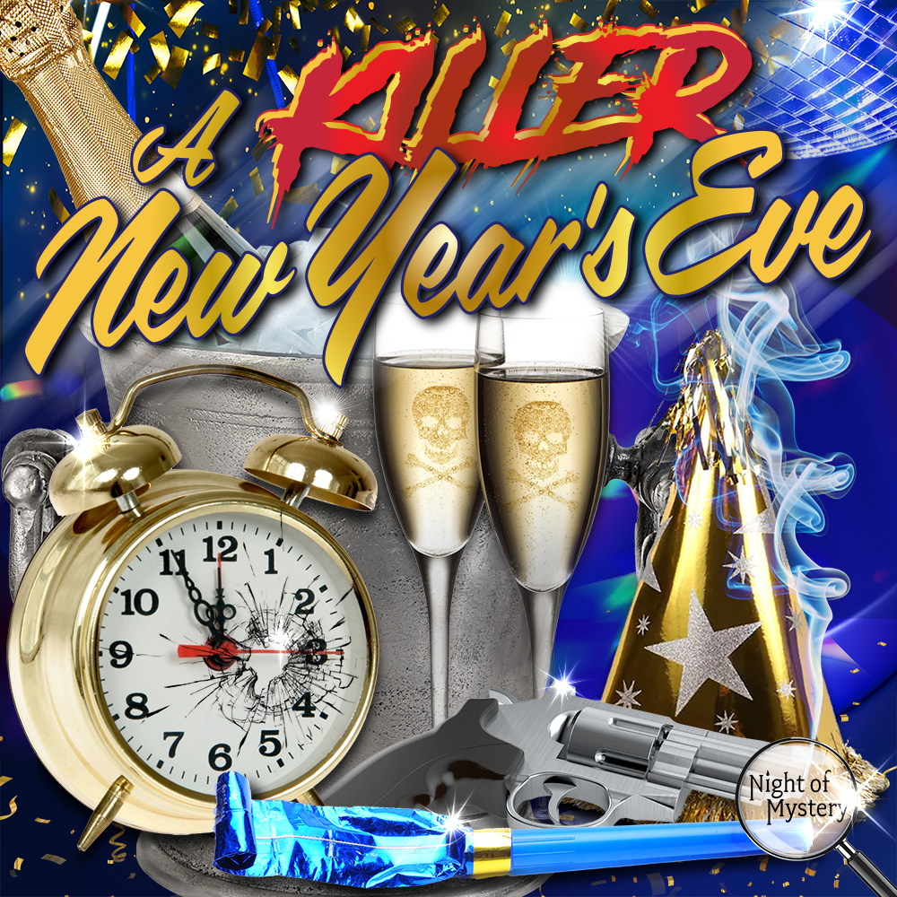 Murder By Midnight: A New Year’s Eve Mystery (Physical Game Kit)